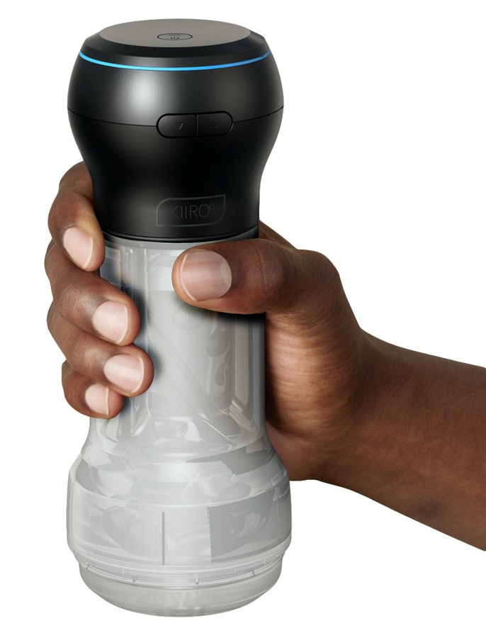 Kiiroo 2-teiliges Masturbator-Set Feel Pocket Stroker Crystal und PowerBlow Combo in Transparent - Bild 4