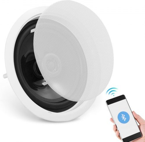 VEVOR Bluetooth Deckenlautsprecher 6,5 Zoll, 150W, Flush Mount Einbau-Lautsprechersystem mit 8 Ohm Impedanz und 89 dB Empfindlichkeit für Wohnzimmer, Küche, Schlafzimmer oder überdachte Außenbereiche, Einzelstück - Bild 1