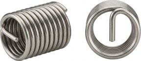 AMECOIL Gewindeeinsatz FormA M5 x 7,5 mm in Silber, 25 Stück - Bild 1