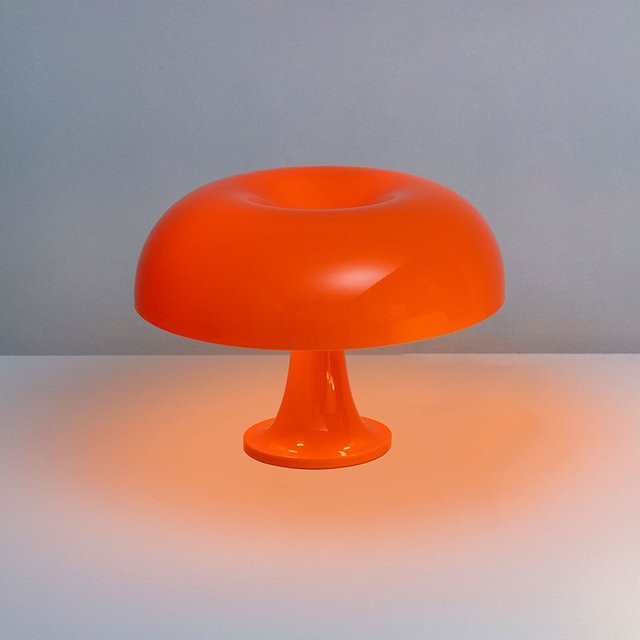 Artemide Nessino Tischleuchte in Orange aus Polycarbonat - Bild 1