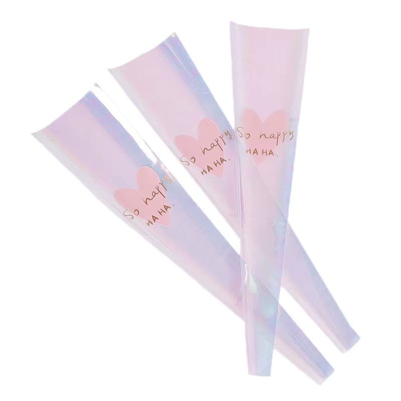 10 Stück transparente Rosenhüllen aus Zellophan für deine Blumenstrauß-Verpackung - Bild 3