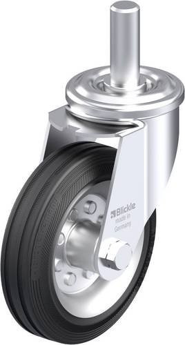 Blickle LEZ-VE 150R-22 Stahlblech-Lenkrolle in Silber, Rad-Durchmesser: 150 mm, Tragfähigkeit: 135 kg - Bild 1