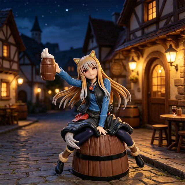 Bandai Spice and Wolf Holo Charakter-Actionfigur, Einzelfigur, Fantasy - Bild 1