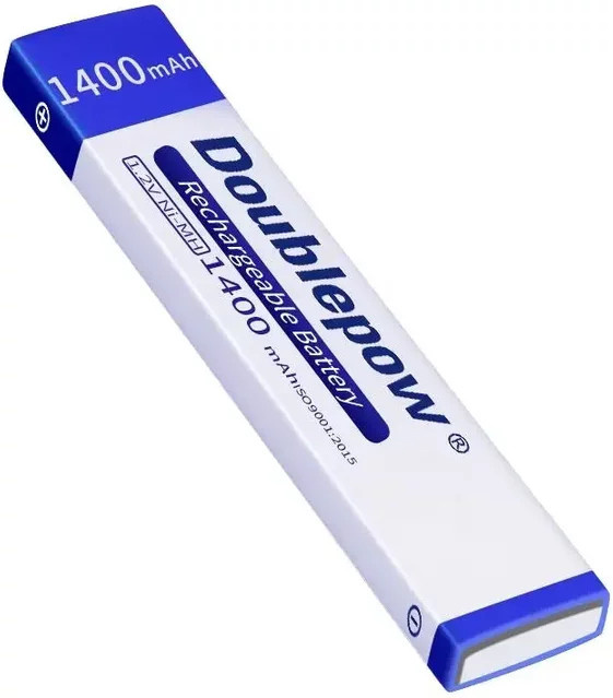 Wiederaufladbare Ni-MH Akkus 1,2 V 7/5F6 mit 1400 mAh für tragbare CD-MD-Player und Walkman - Bild 1