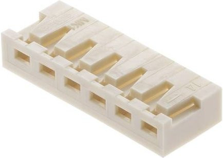 Molex Buchsengehäuse-Kabel in Weiß mit 2,50 mm Rastermaß - Bild 1