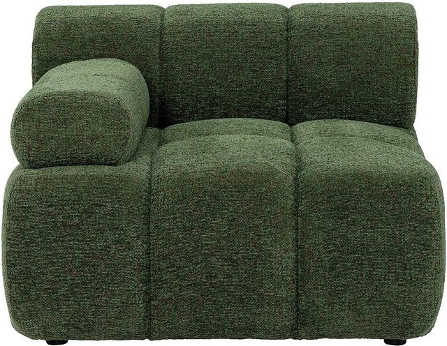 Vente-unique Sessel Facivil mit gerader Rückenlehne in Grün meliert, Höhe: 94 cm, Breite: 70 cm, Tiefe: 70 cm - Bild 1