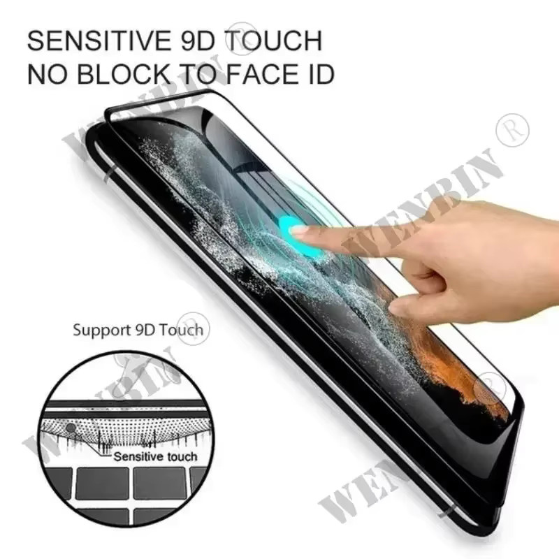 3 Stück Panzerglas Displayschutz für Samsung Galaxy S25 S24 S23 S22 Ultra Plus A56 A55 A36 A35 A26 A16 A15 in Transparent - Bild 6