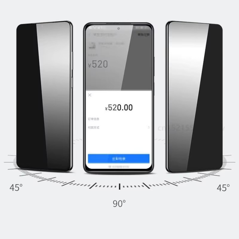 4er-Pack Nothing Privatsphäre Displayschutzfolie aus gehärtetem Glas für Nothing Phone 2a, 3a Pro, 2a Plus und CMF Phone 1, transparent - Bild 4