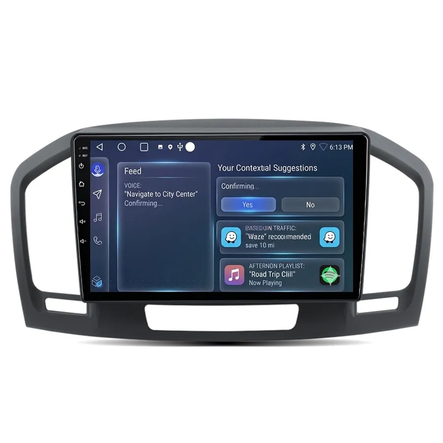 Junsun 9 Zoll Autoradio mit Bluetooth und GPS für Opel und Buick Regal 2009 bis 2013 in Schwarz - Bild 2
