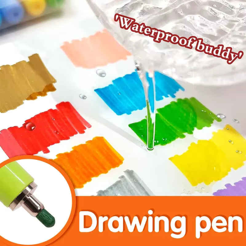GN Pastellfarben Schriftmarker Set mit Pinselspitze für Kalligrafie und Journaling in Mehrfarbig - Bild 2