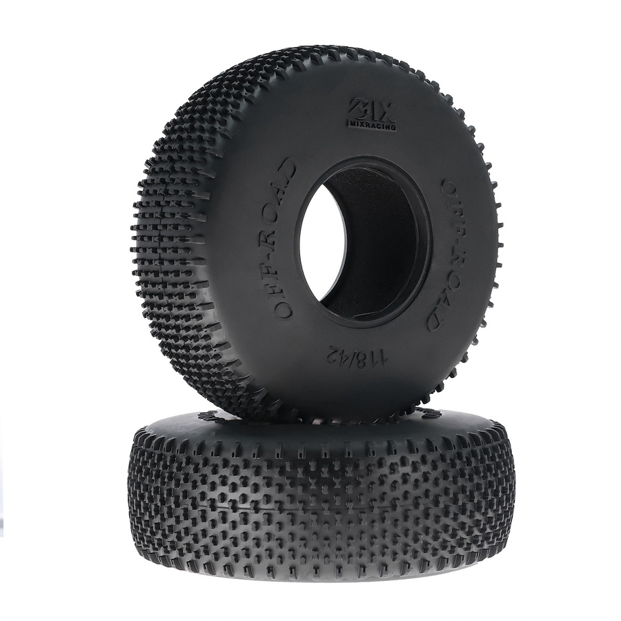 RS Gummireifen, 4-teiliges Set, 1:10, 118 mm, 1,9 Zoll, Schwarz - Bild 3