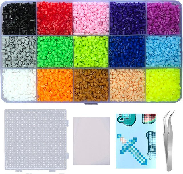 Hama Schmelzperlen Pixel Art, Set, Bunt / Mehrfarbig - Bild 1