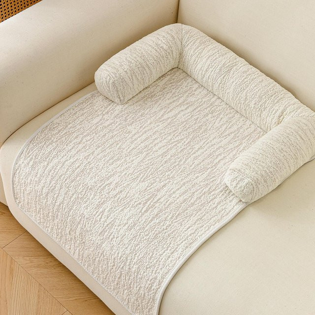 Bright Choice Kratzfeste Haustiermatte als rutschfestes Schlafkissen und Sofaschutz für Katzen und Hunde, hellbraun, B/T: 80 x 60 cm - Bild 1