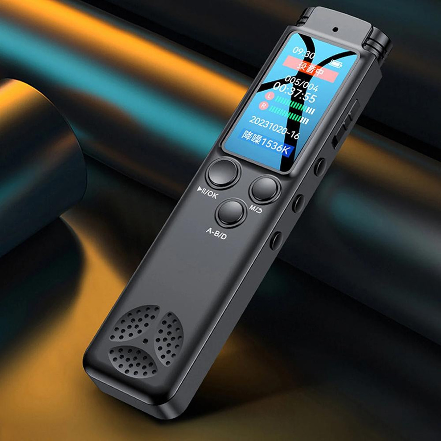 Honor Electronics Digitaler Sprachrekorder mit Vollfarb-TFT-Bildschirm und Songwiedergabe, 32GB, Schwarz - Bild 2