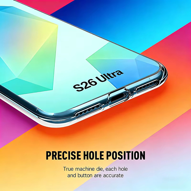 Transparente 360 Grad Handyhülle aus PC und TPU für Samsung Galaxy S26 Ultra S25 S24 S23 S22 S21 A56 A55 A54 A53 A37 A36 A35 A26 Cover - Bild 3
