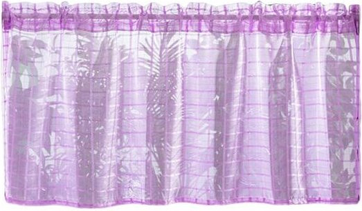 Linggo Fenstervorhang als Sichtschutz in Violett aus Polyester - Bild 1