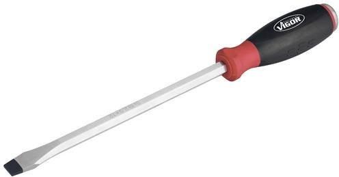 Vigour Schlitz-Schraubendreher mit Schlagkappe V5042, Klingenlänge: 15 cm, Gesamtlänge: 26,5 cm - Bild 1