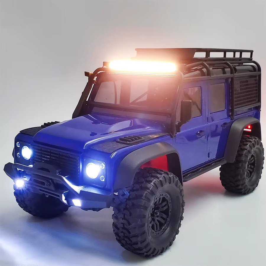 MIBIDAO Simulation Unterfahrschutznetz Kotflügel Abschleppschäkel Licht, 1:18, Zubehör - Bild 1