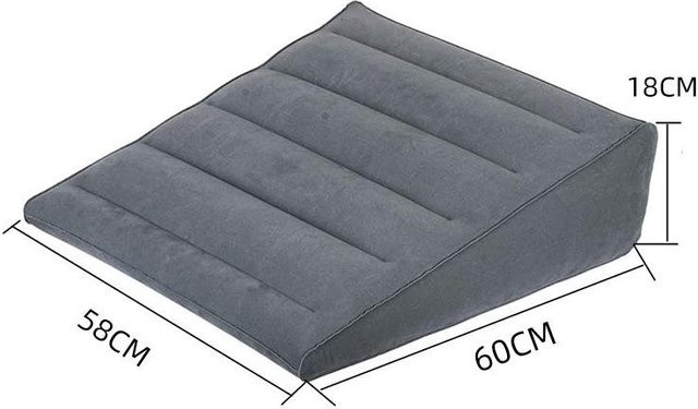 Fityle Aufblasbares Keilkissen als verstellbare Stütze für Kopf, Schulter, Rücken und Beine aus Polyester und Baumwolle - Bild 1
