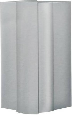 Hager Außeneck BR652103HLAN in Silber, B: 21,0 cm, T: 6,8 cm - Bild 1