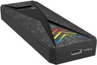 Spade Case 1805 Laufwerksgehäuse für SSD mit USB-C und USB-A in Schwarz - Bild 1
