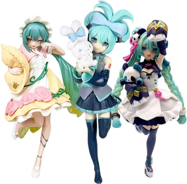 Bandai Hatsune Miku Vierblättriges Kleeblatt Pastoralfigur, PVC Anime-Figur - Bild 1