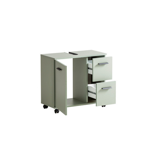 Schildmeyer Waschbeckenunterschrank Palermo in Pistazie Grün, B/H/T: 65 x 60 x 32 cm - Bild 2