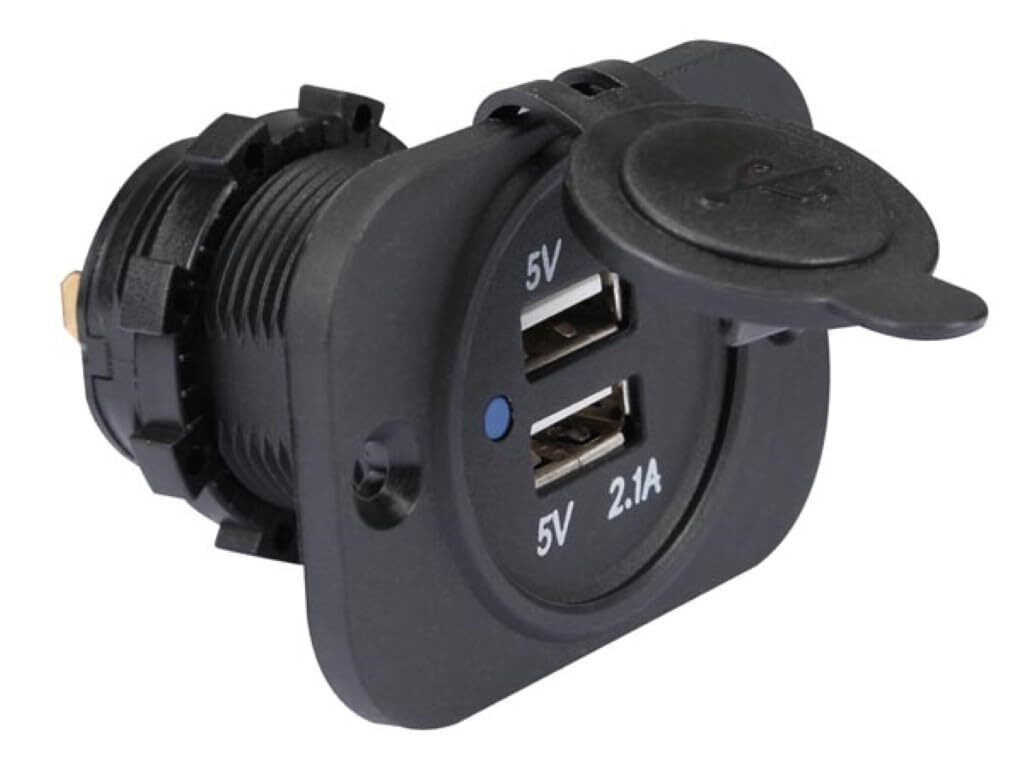Velleman CC094 USB-Autoladegerät 5 V, 2,1 A, Schwarz - Bild 1
