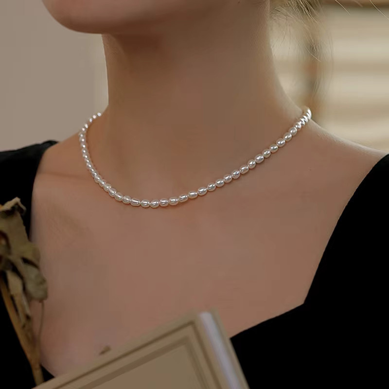 St.delan Perlen-Choker-Halskette, 14K vergoldet, Damen - Bild 2