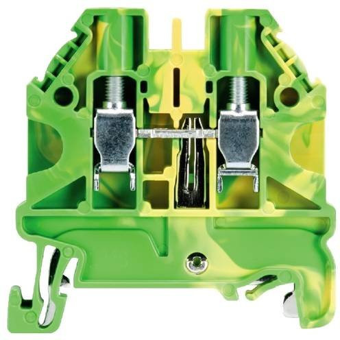 Wieland Electric 58.504.9055.0 Schutzleiterklemme Schraube Grün-Gelb 100 Stück - Bild 1