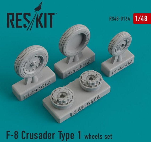 ResKit Models F-8 Crusader type 1 (weighted) Wheels set - Bild 1