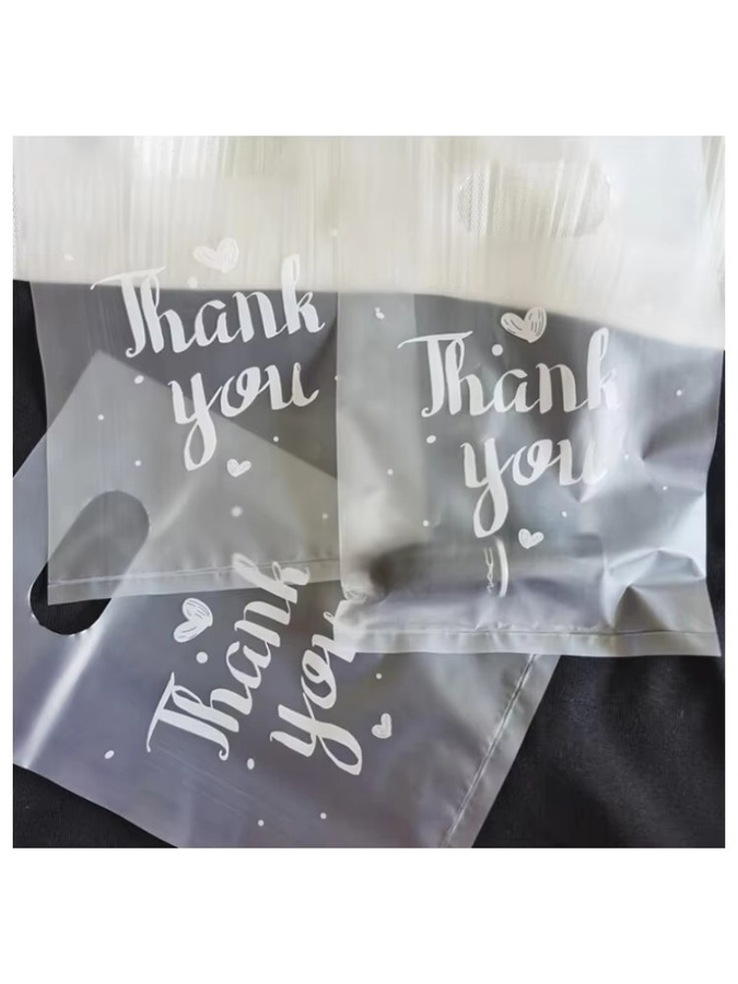 JETTING Mini Dankeschön Plastiktüten für Hochzeiten und Süßigkeiten, 100 Stück pro Packung - Bild 3