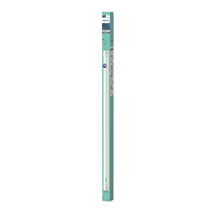 Philips LED-Röhre T8 G13 8 W 4000 lm Cool White Ø 2,8 cm x 60 cm - Bild 2