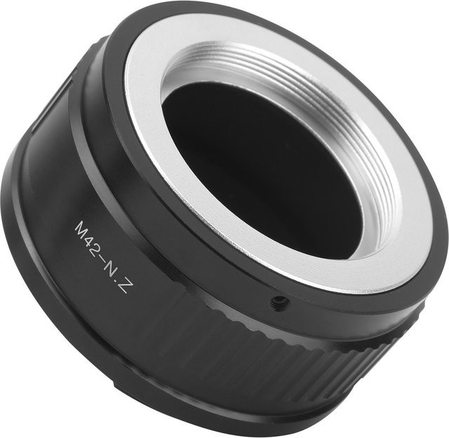 NEWYI M42-Z Objektivadapterring aus Legierung für M42-Objektive auf Nikon Z-Mount, Schwarz - Bild 1