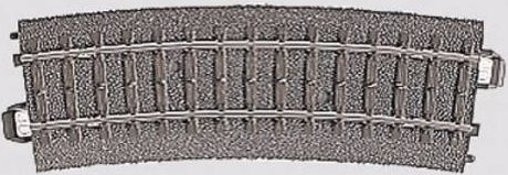 Märklin C-Gleis, Gebogenes Gleis mit Bettung, 6-teiliges Set - Bild 1