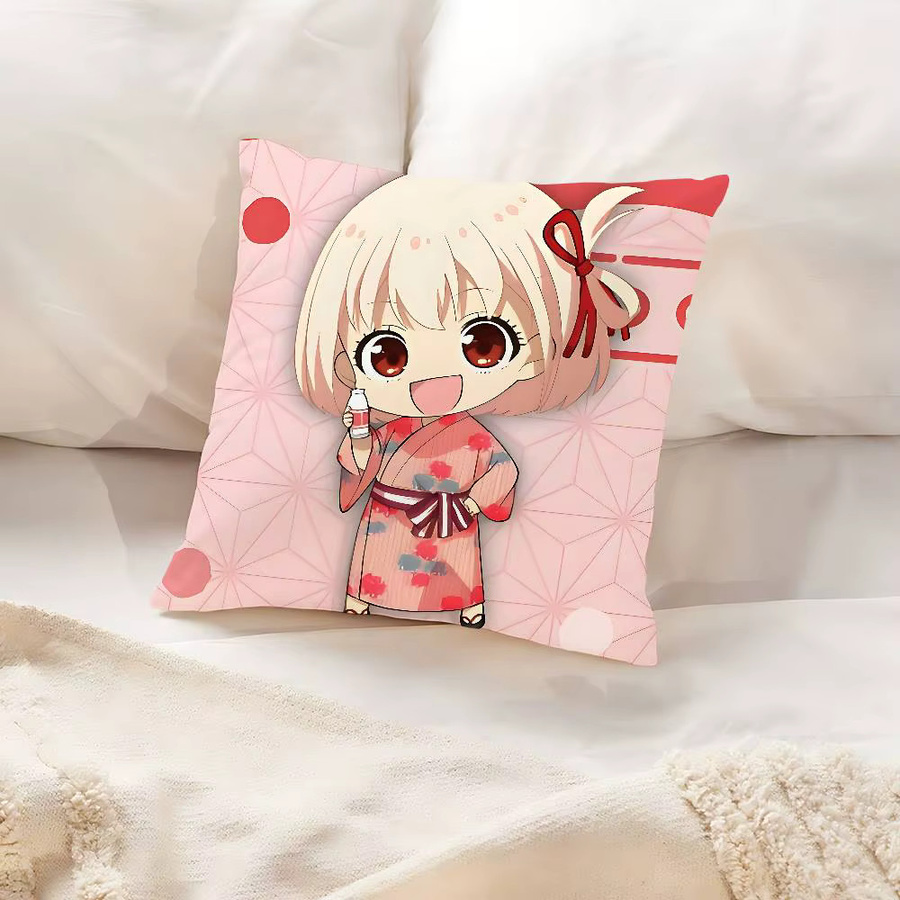 52TOYS Lycoris Recoil Chisato Kissenbezug für deine Wohnzimmerdekoration - Bild 2