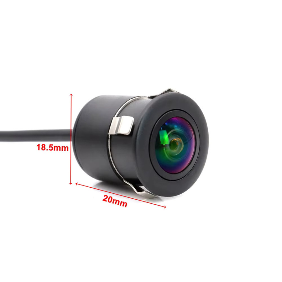 Smartour Auto-Vorder- und Rückansicht-Rückfahrkamera in Schwarz mit AHD 1080P Full HD und 180 Grad Weitwinkel sowie wasserdichter HD-Funktion - Bild 2