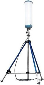 as-Schwabe EnergyTube XL 500 W LED Flutlicht mit Profi Stativ XXL, 70.000 Lumen, Höhe: 4,60 m, Farbe: Weiß/Schwarz - Bild 1
