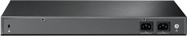 TP-Link JetStream TL-SG3428XF V1 Managed L2+ Switch in Schwarz mit 20 x Gigabit SFP, 4 x Combo Gigabit SFP/RJ-45 und 4 x 10 Gigabit SFP+ Uplink - Bild 1
