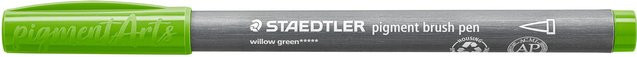 Staedtler Pigment Brush Pen in Gelbgrün - Bild 1