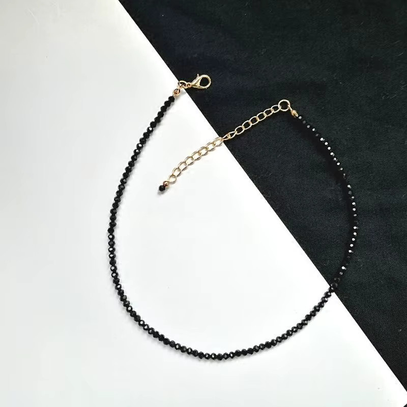 SUMENG Halskette, schwarze Perlen, Choker, Damen - Bild 3