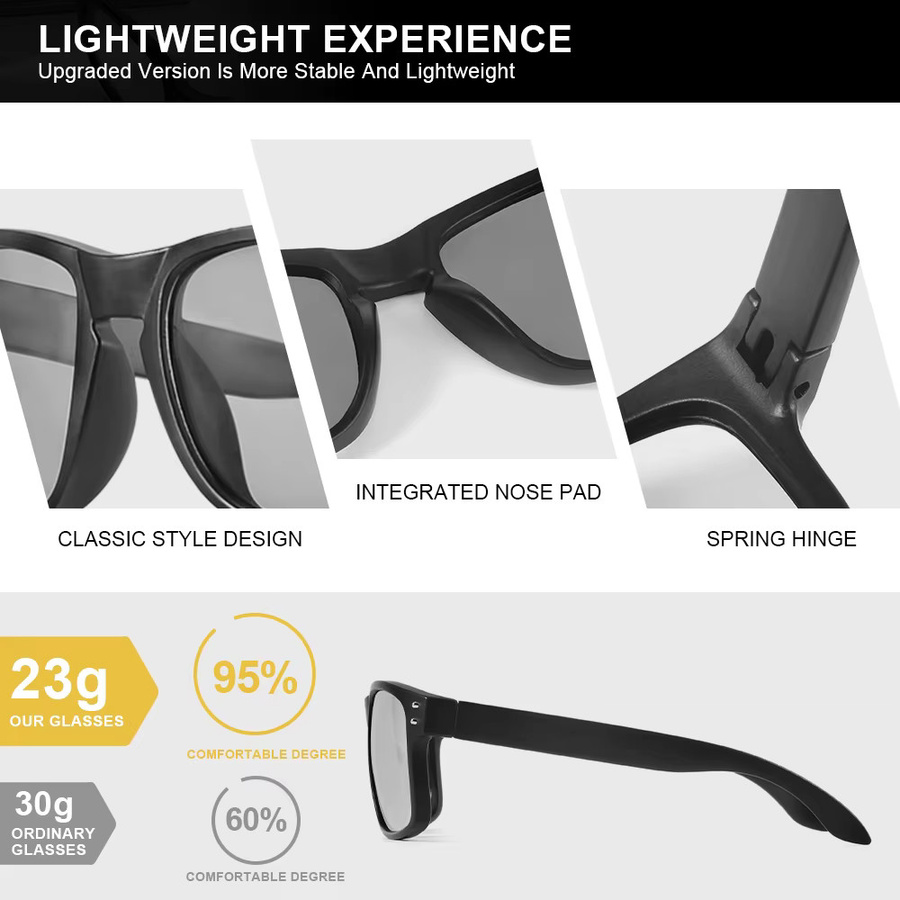 CRIXALIS Sonnenbrille, Vollrand, Schwarz, Polarisiert, Herren - Bild 5