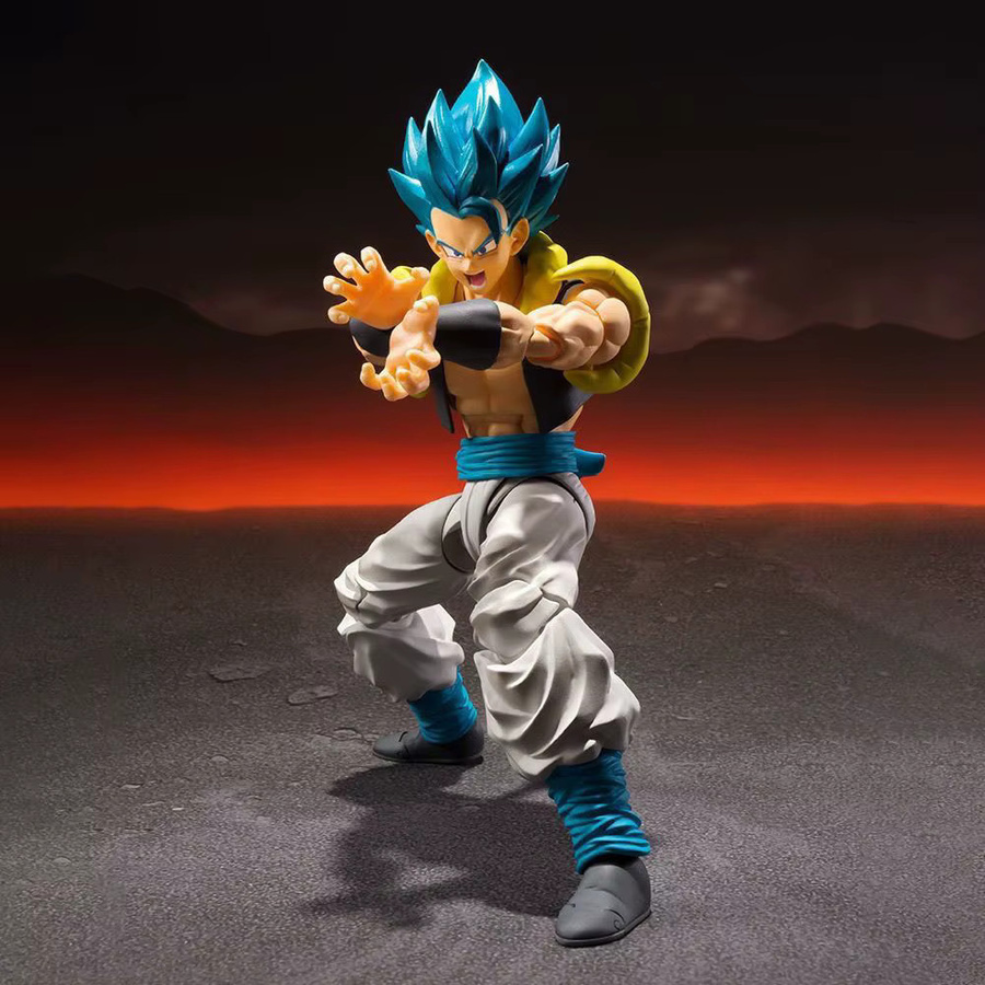 Bandai Dragon Ball Gogeta Super Saiyajin Actionfigur, Blau, Einzelfigur - Bild 2