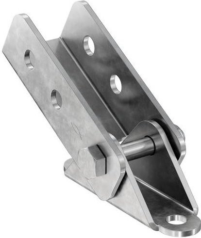 Fischer VB fvz Schienenfuß aus Stahl in Silber, 5er-Pack - Bild 1