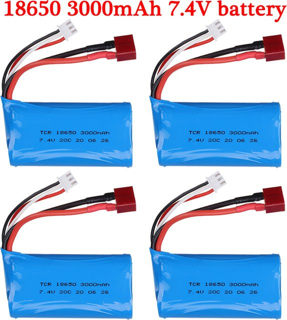 GAOLAG 2S Li-Ion Akku 7,4 V 3000 mAh Blau für R/C Spielzeug Auto Teile (18650) - Bild 1
