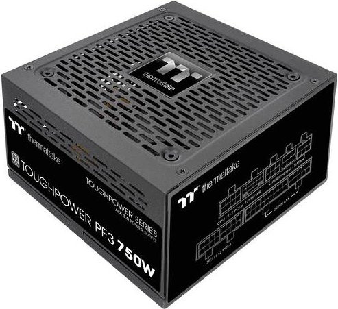 Thermaltake PC Netzteil 750W ATX 80PLUS Platinum Schwarz - Bild 1