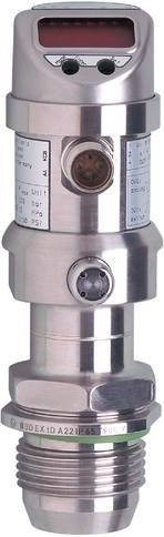 ifm Electronic Drucksensor PI009A in Silber, Messbereich -100 kPa bis 100 kPa, M12 Anschluss, 1 Öffner, 1 Schließer, Analog - Bild 1