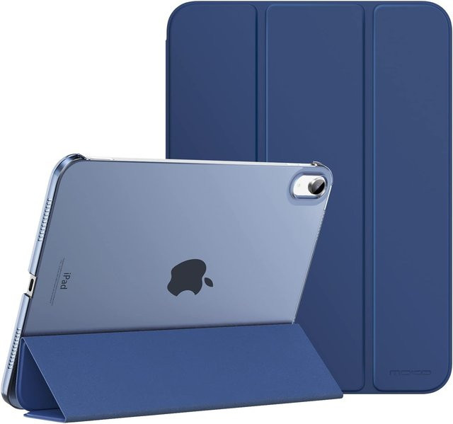 Schutzhülle für Apple iPad Air 11 und iPad Pro 11/12,9 Zoll sowie iPad 10. Generation, Schlanke Hartschalen-Rückseite mit Ständerfunktion, Farbe: Blau - Bild 1