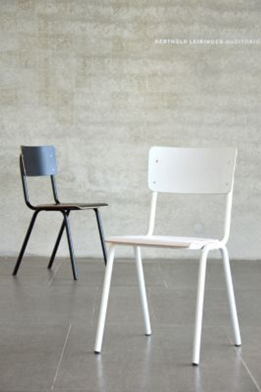 Jan Kurtz Stapelstuhl ZERO in Weiß, 2er Set, B: 38 cm, T: 38 cm, H: 46 cm - Bild 2