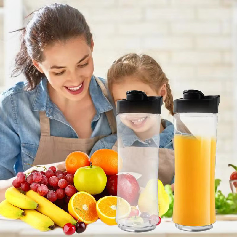 Ersatz-Smoothie-Flasche mit Deckel für Oster BLSTPB und BLSTP2 Modelle, transparent, 20oz - Bild 2